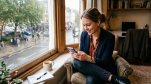 Candidate reading an email after a job offer was rescinded following acceptance