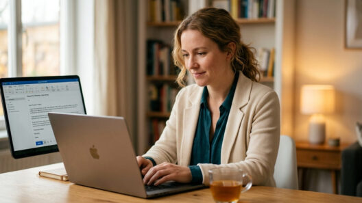 Job seeker writing an email to ask someone to be a professional reference