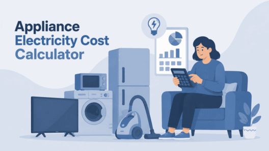 Appliance Electricity Cost Calculator