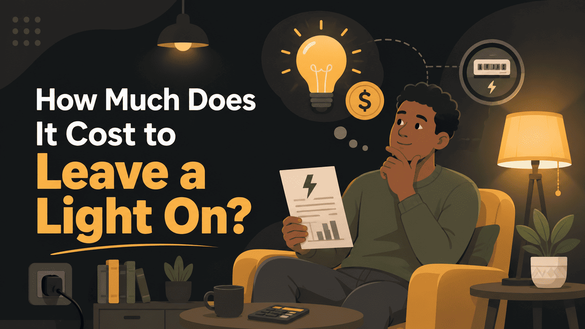 How Much Does It Cost to Leave a Light On?
