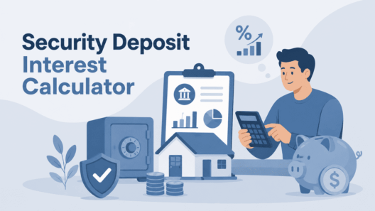 Security Deposit Interest Calculator